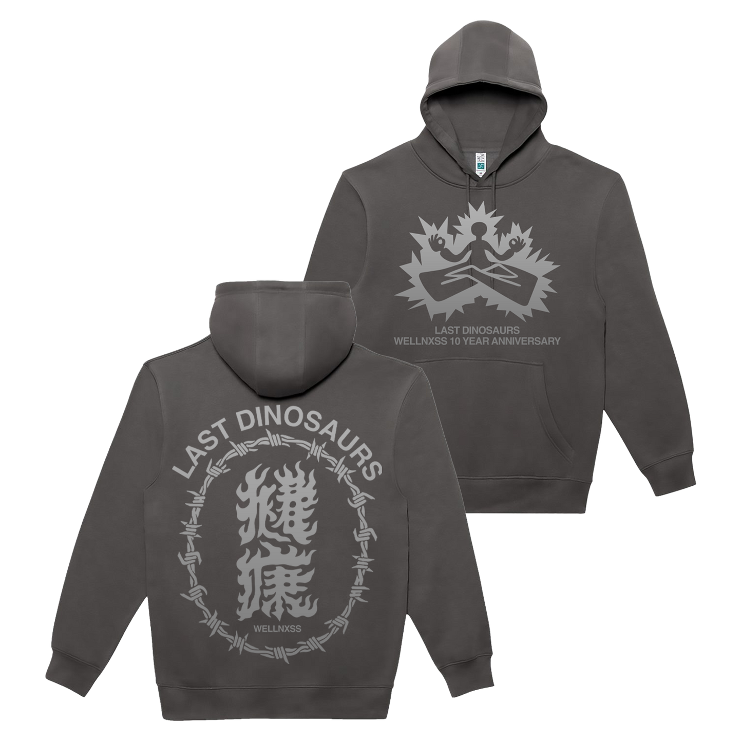 Wellnxss 10 Year Hoodie (Gray)