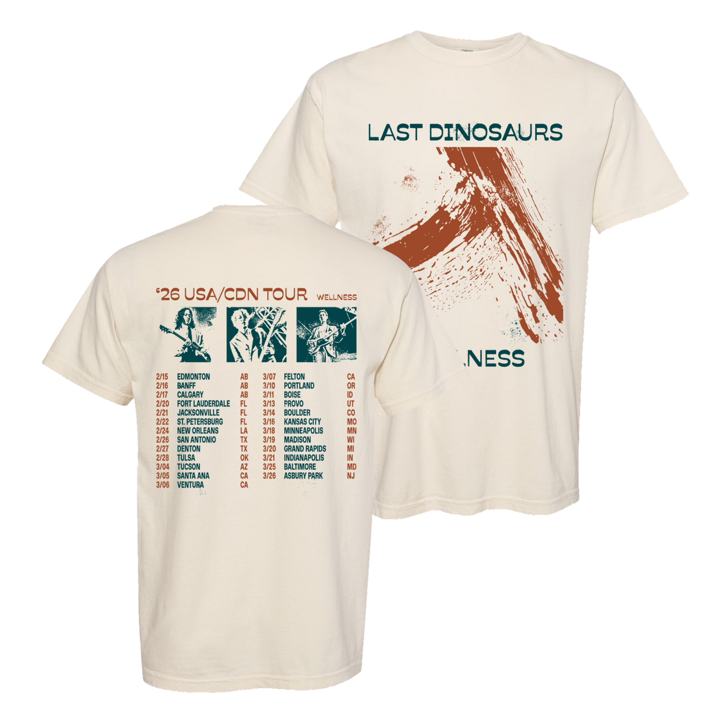 Wellnxss Tour Tee (Tan)