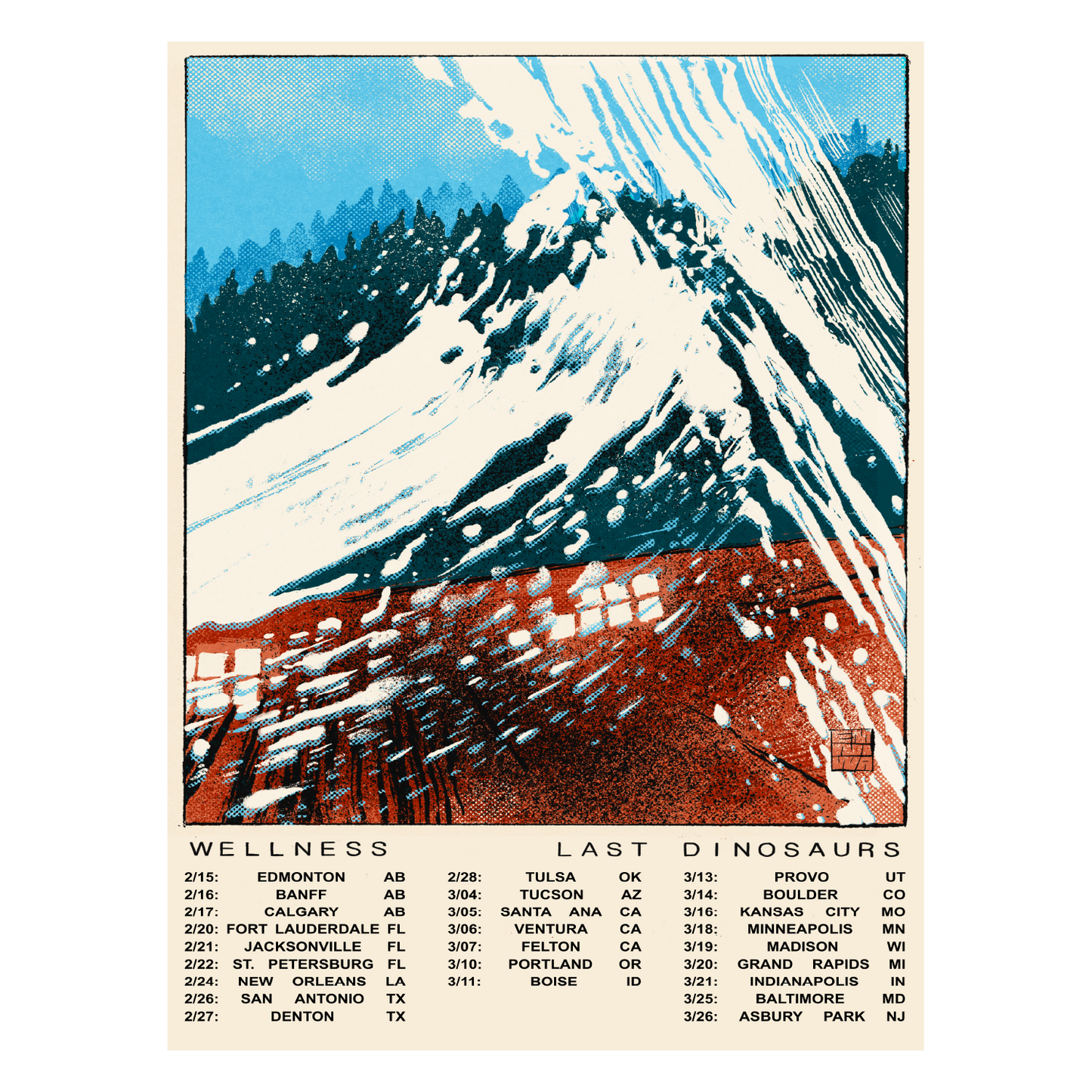 Wellnxss Tour Poster (SIGNED)